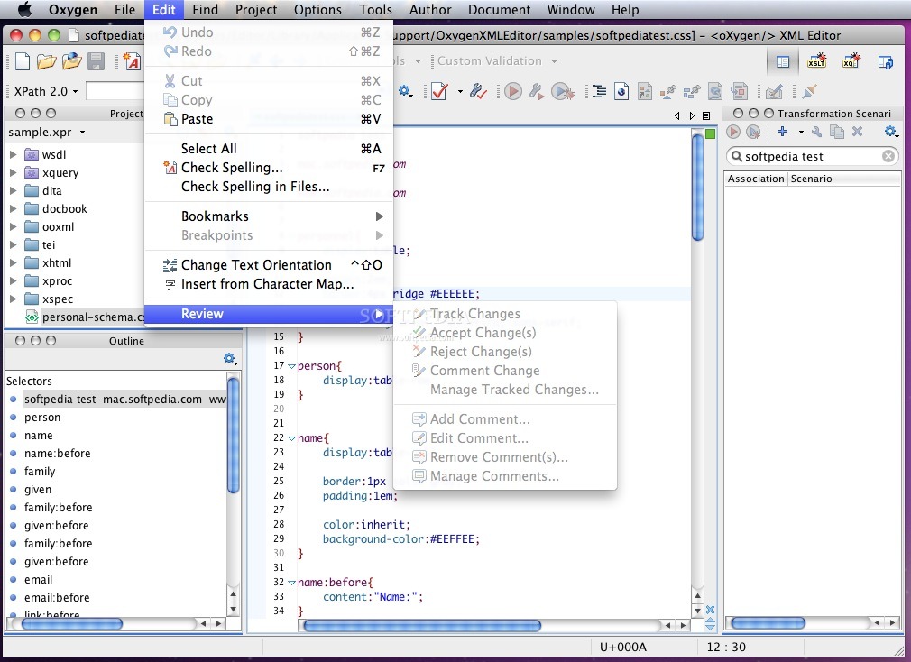 text editor for mac xml and html5